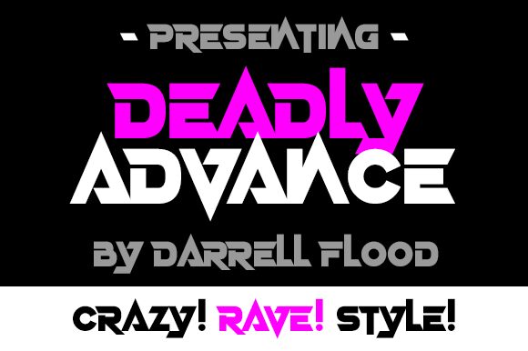 Deadly Advance Schriftart