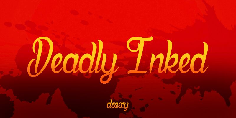 Deadly Inked Schriftart