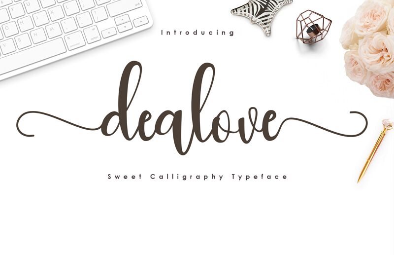 dealove script Schriftart