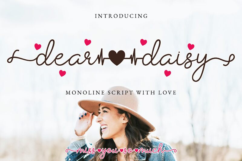 Dear Daisy Schriftart
