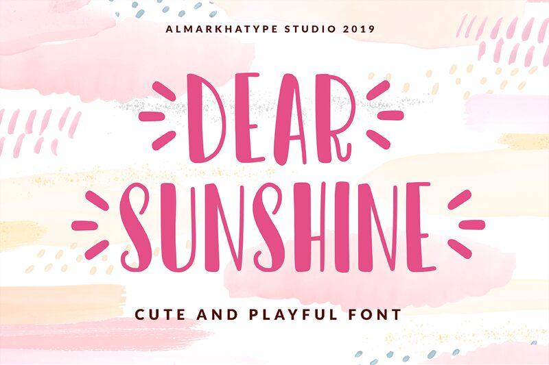 Dear Sunshine Schriftart