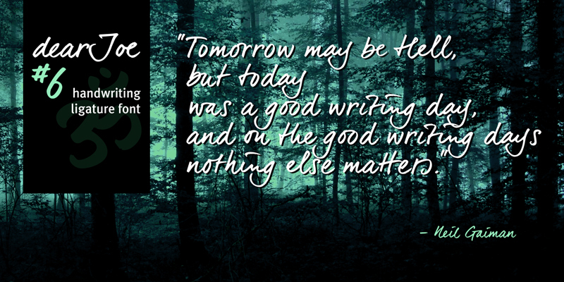 dearJoe 6 Czcionka