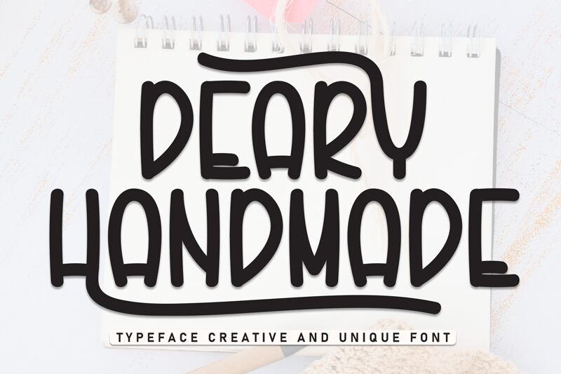 Deary Handmade Schriftart