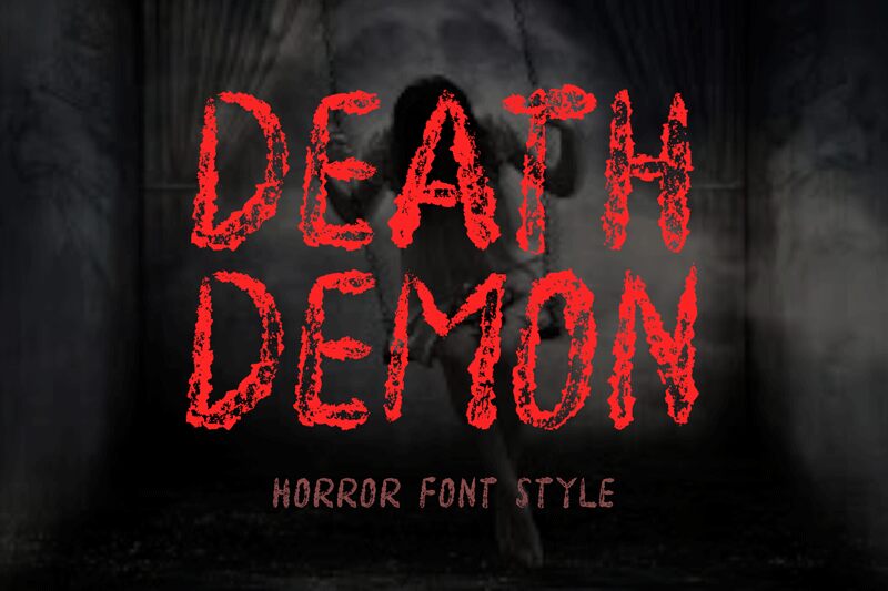 Death Demon Czcionka