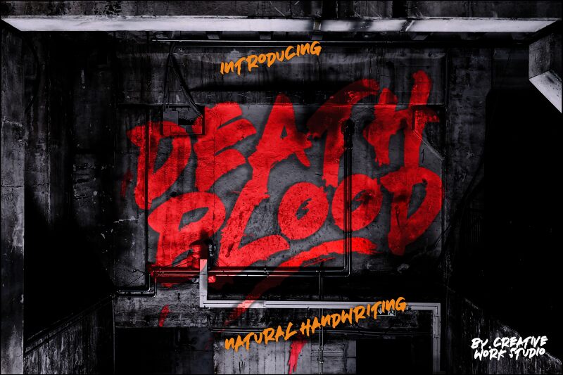 DEATHBLOOD Czcionka