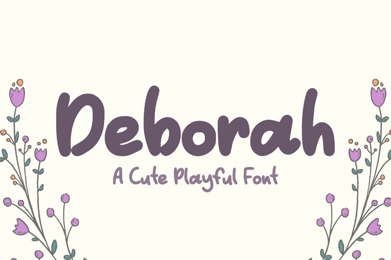 Deborah 字体
