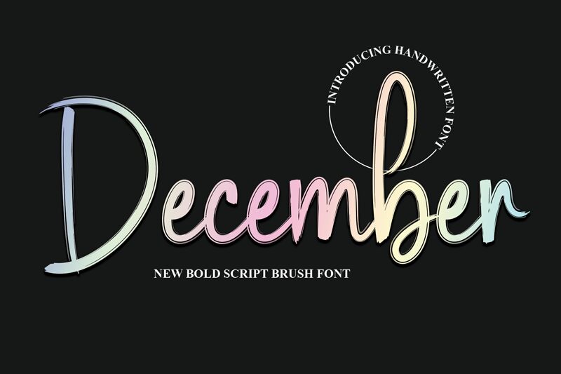 December Schriftart