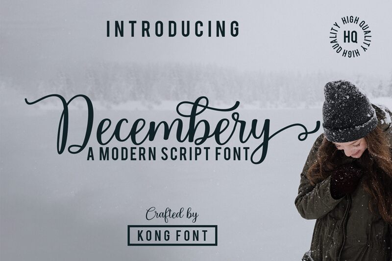 Decembery Schriftart
