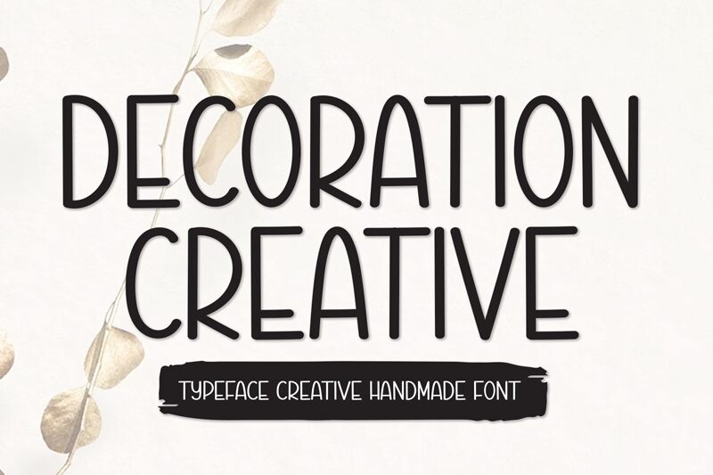 Decoration Creative 字体