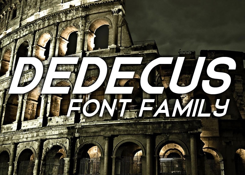 Dedecus Schriftart