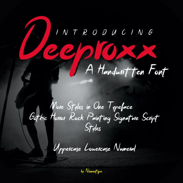Deeproxx Schriftart