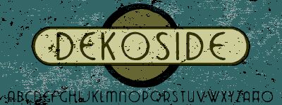 DekoSide Czcionka