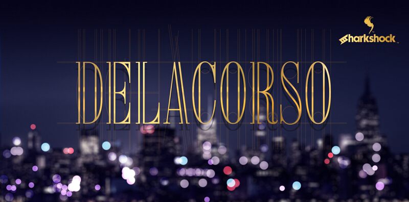 Delacorso Outlines Czcionka