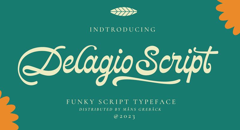 Delagio Script Carattere