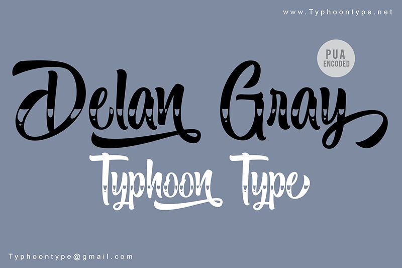 Delan Gray 字体