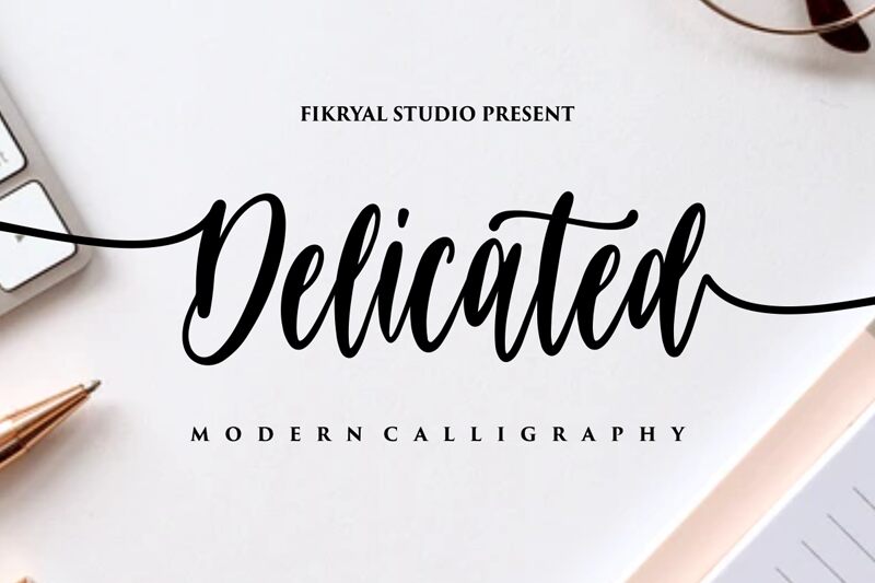 Delicated الخط