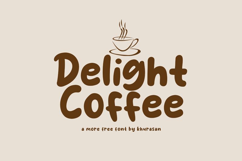 Delight Coffee Czcionka