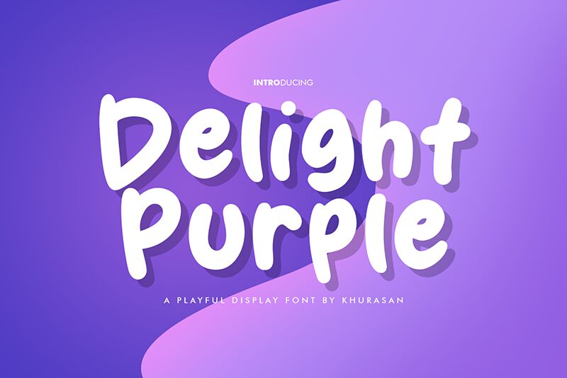 Delight Purple 字体