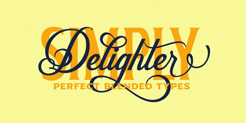 Delighter Script Czcionka