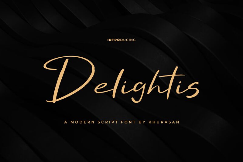 Delightis Schriftart