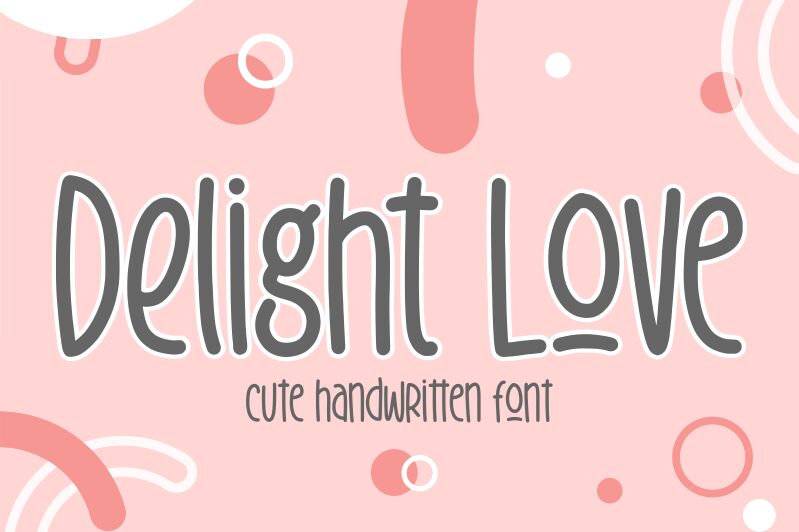 Delight Love Czcionka