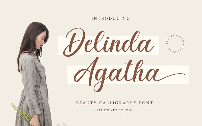 Delinda Agatha Schriftart