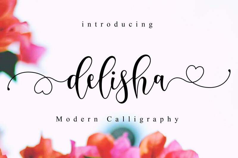 delisha Schriftart