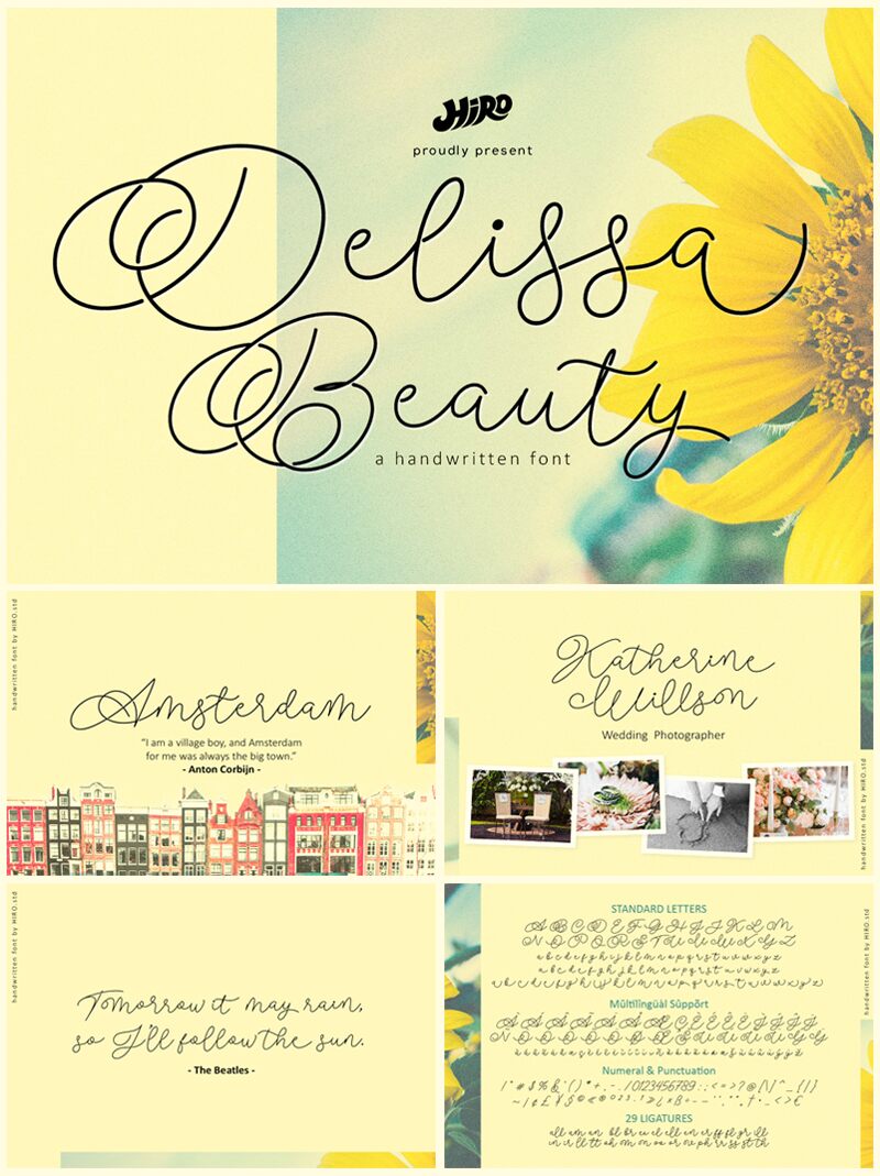 Delissa Beauty 字体