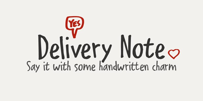 Delivery Note Czcionka