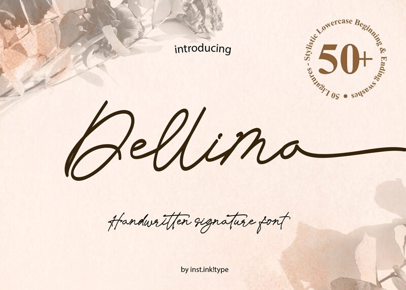 Dellima Schriftart