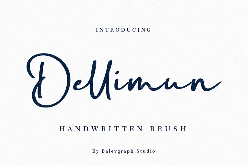 Dellimun Schriftart