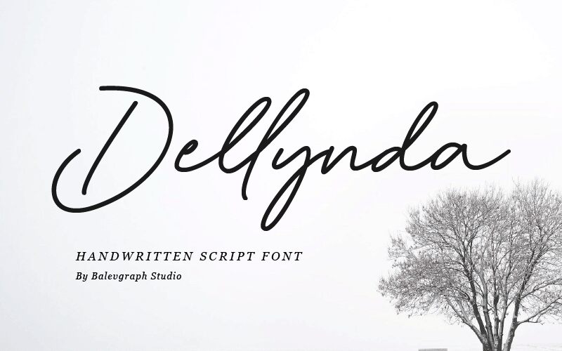 Dellynda 字体