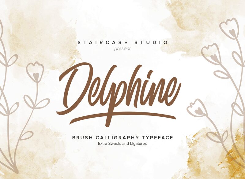 Delphine 字体