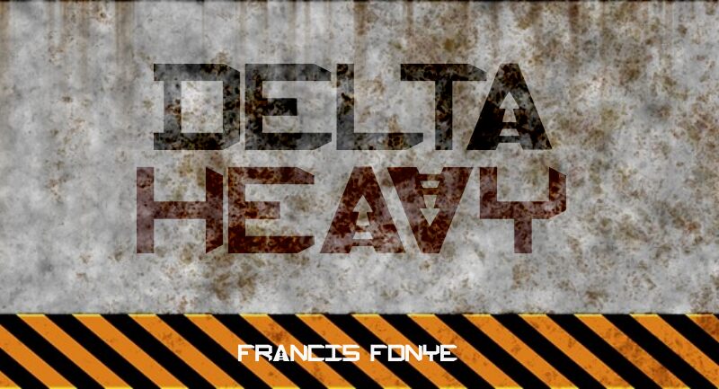 Delta Heavy 字体
