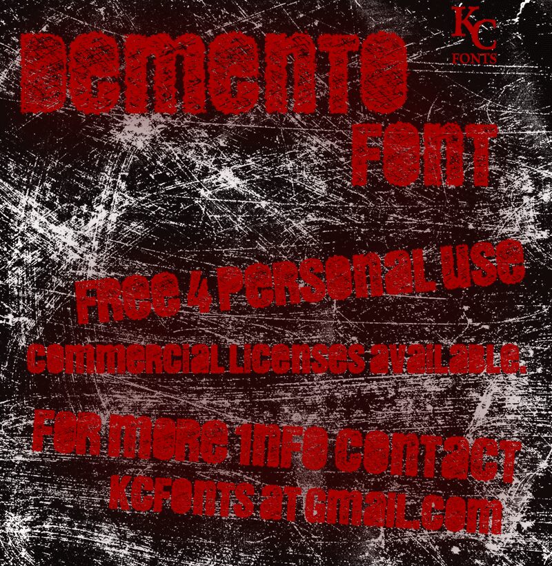 DEMENTO Carattere