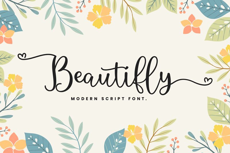 Beautifly Script Czcionka