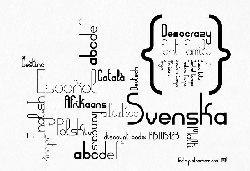 Democrazy Schriftart