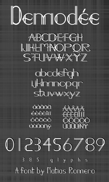 Demodee Czcionka