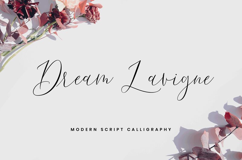 Dream Lavigne Script Czcionka