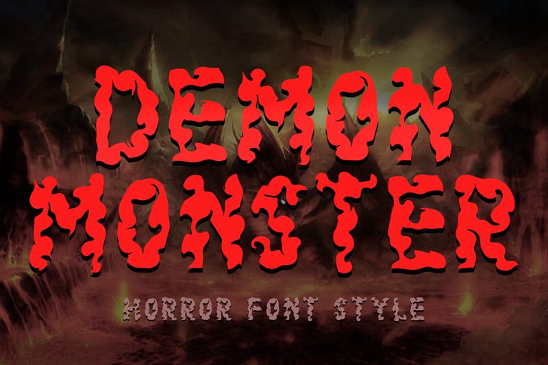 Demon Monster Font