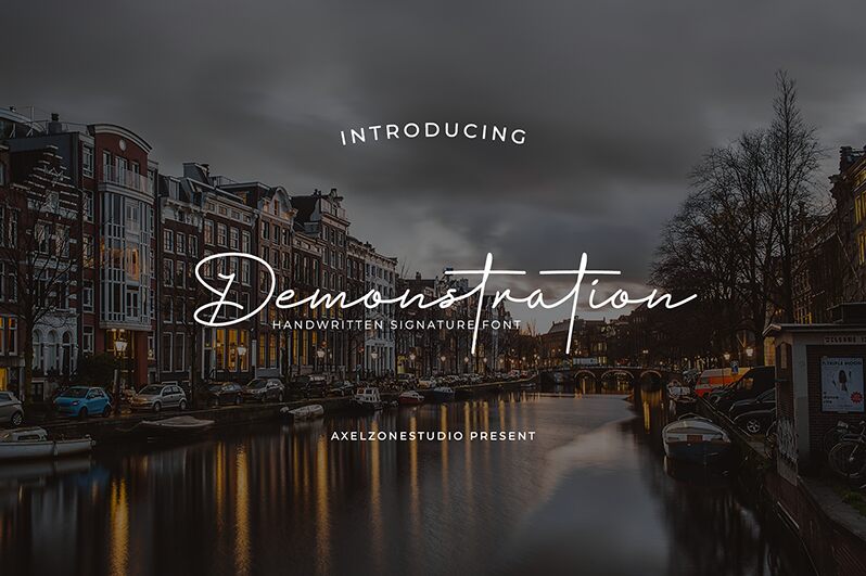 Demonstration 字体