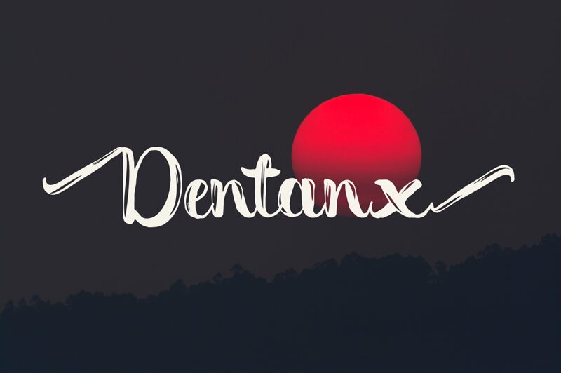 Dentanx 字体