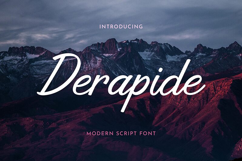Derapide 字体