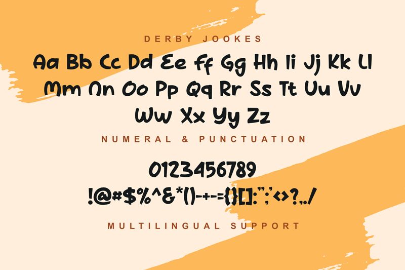 Derby Jookes Schriftart