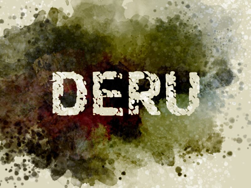 d Deru Schriftart
