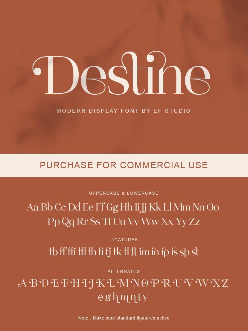 Destine Schriftart
