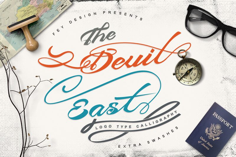 Devil East Schriftart