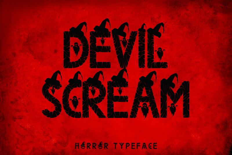 Devil Scream Czcionka