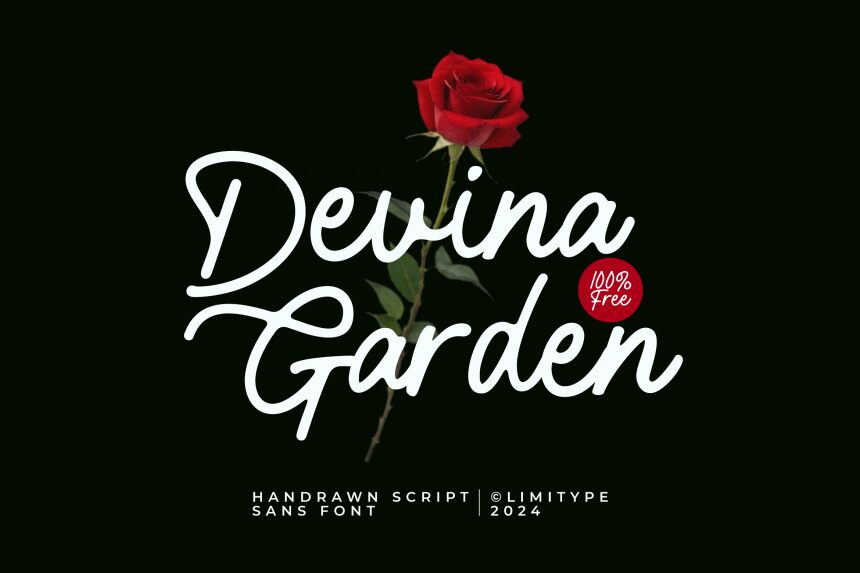 Devina Garden Schriftart