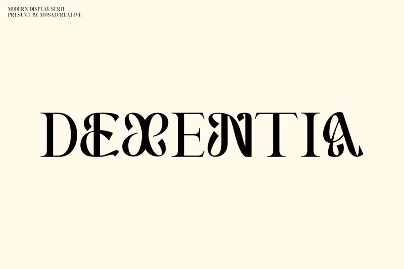 Dexentia Font